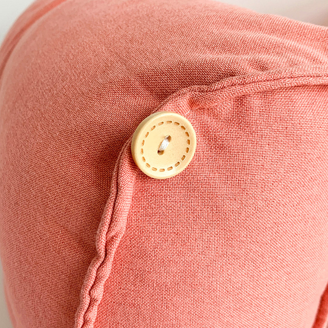 SOGA 4X 45cm Peach Triangular Wedge Lumbar Pillow Headboard Backrest Sofa Bed Cushion Home Decor
