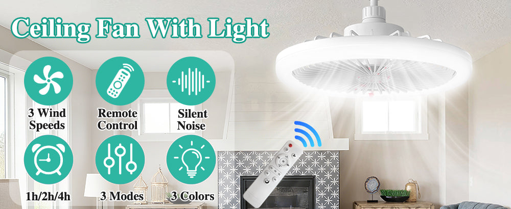 Smart Ceiling Fan Light