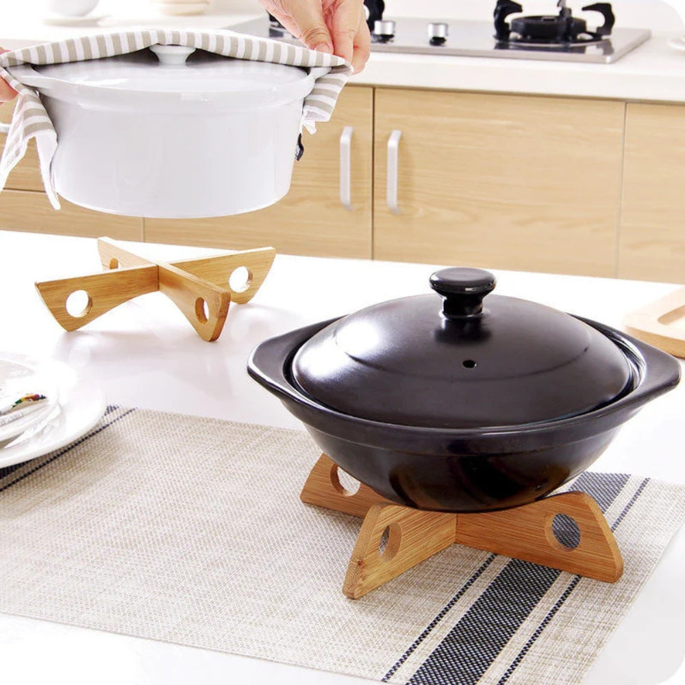 Bamboo Pot Stand