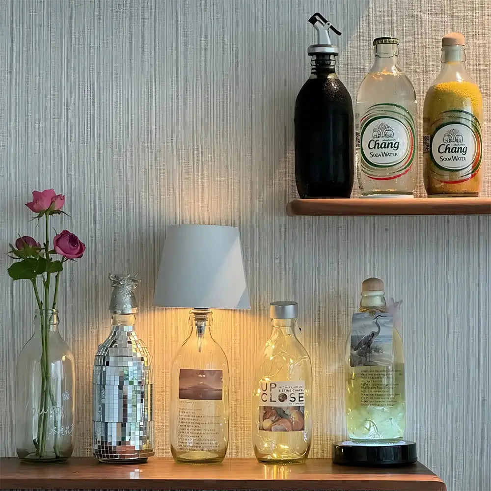 Cordless Bottle Glow Lamp