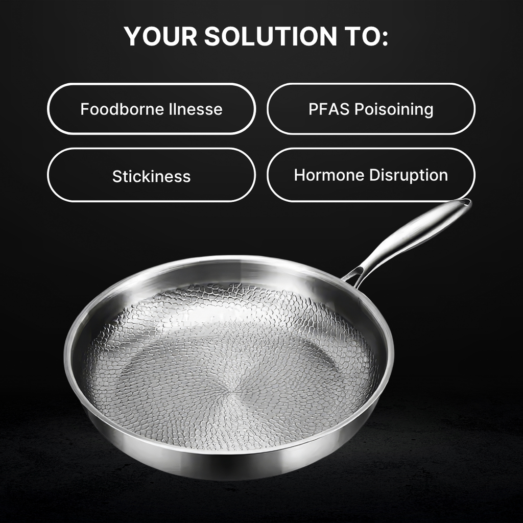 Titanium Hammered Pan