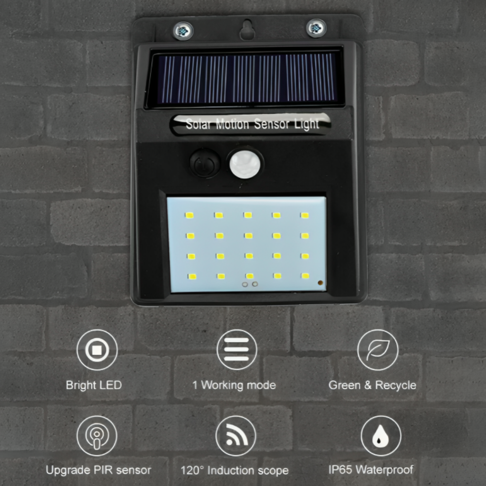 Solar Motion Sensor Lights (4-Pack)