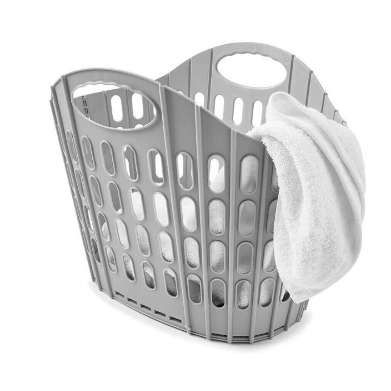 Collapsible Plastic Laundry Basket