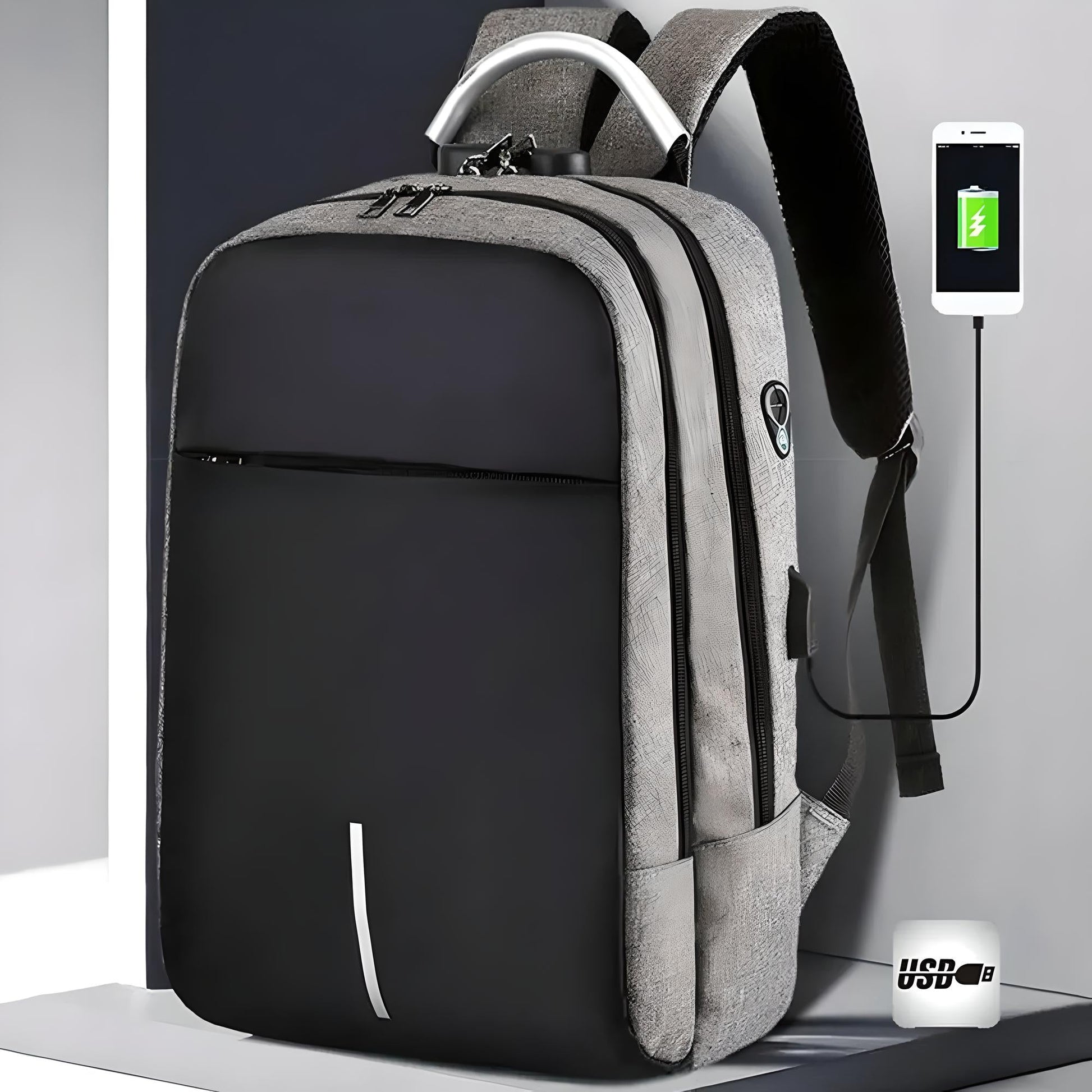 Sleek Anti-Theft Backpack