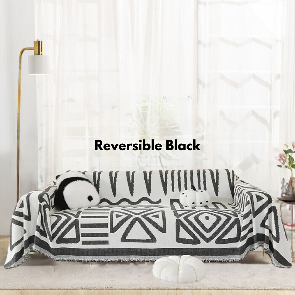 Reversible Sofa Throw Blanket
