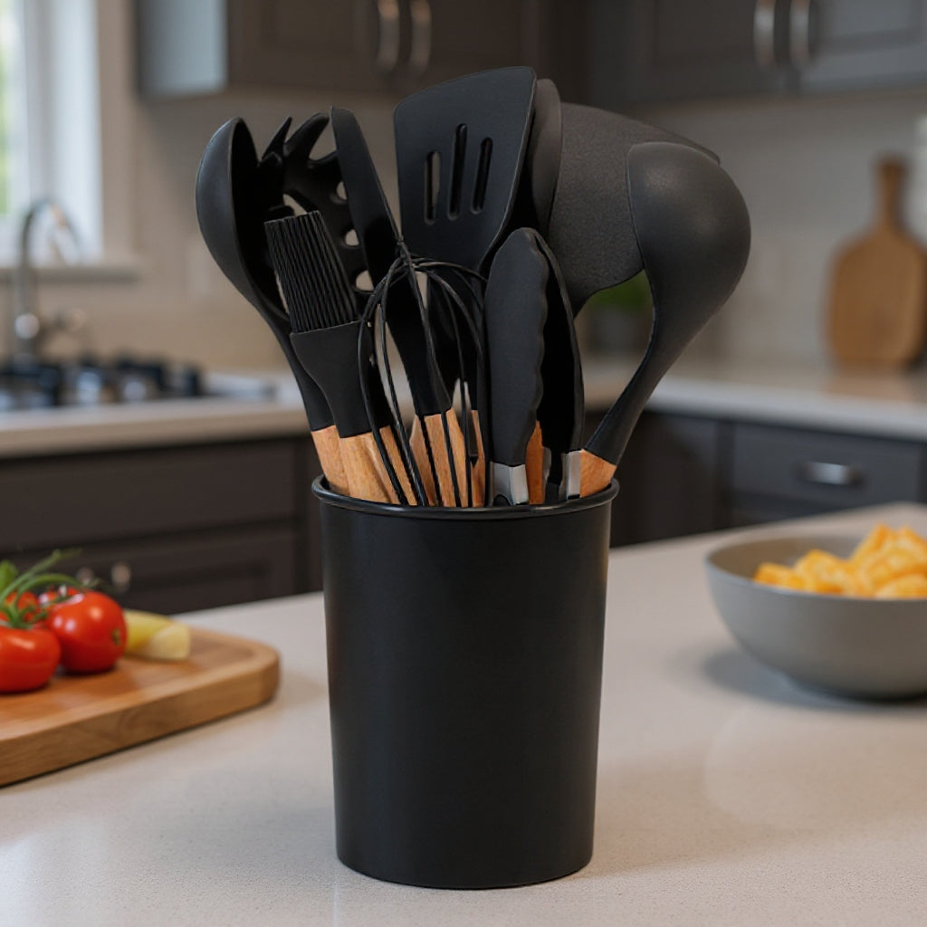 12pc Silicone Cooking Utensils Set