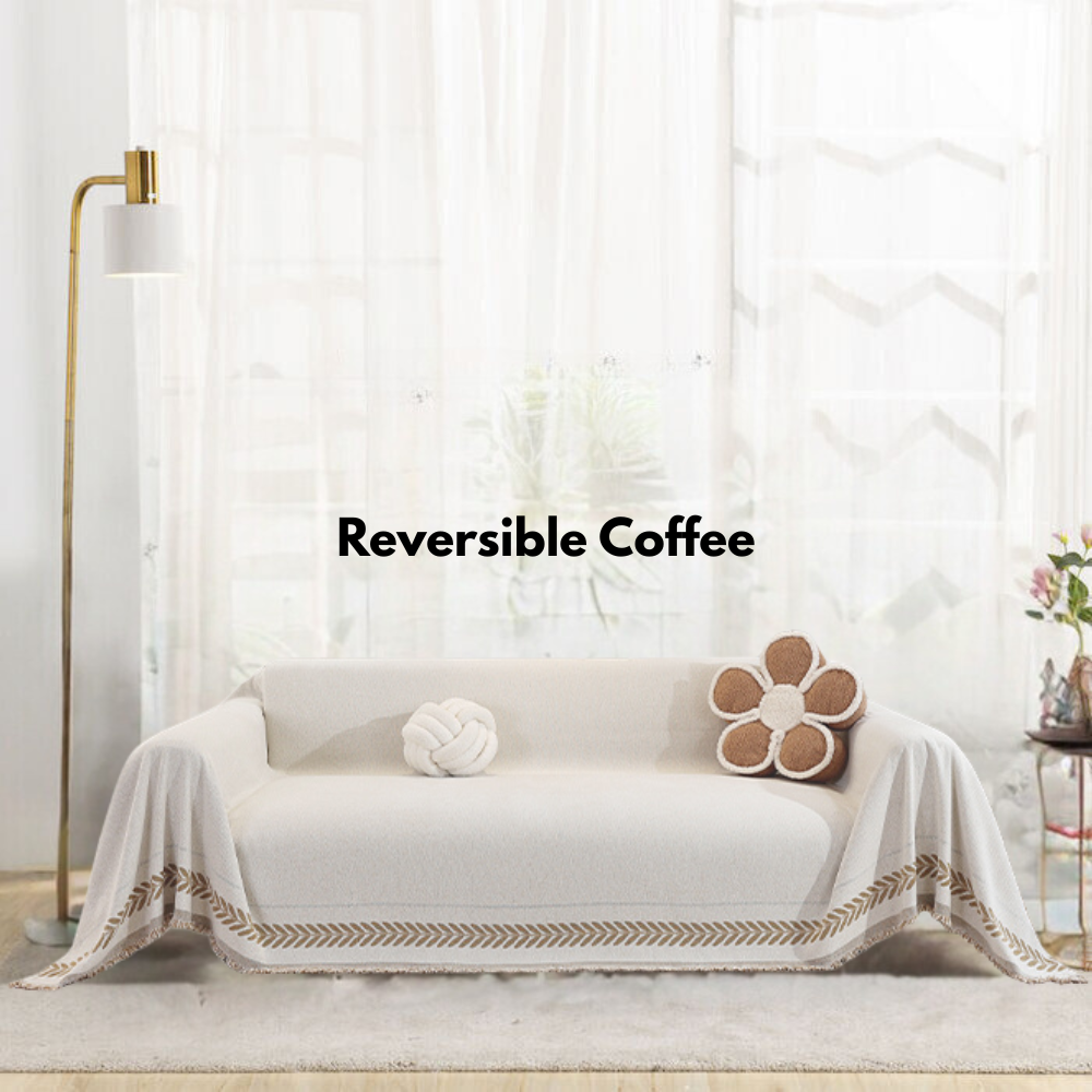 Reversible Sofa Throw Blanket