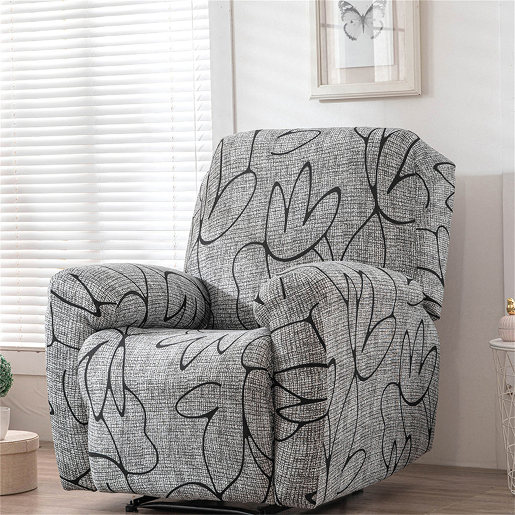 Streaky Grey Recliner Covers