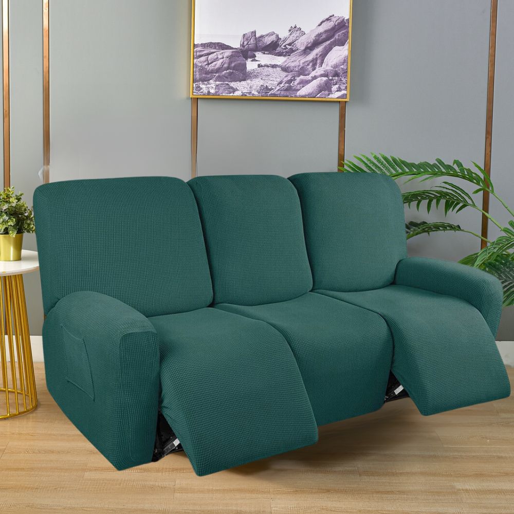 Multi-Seat Recliner Covers - Jacquard Lake Blue