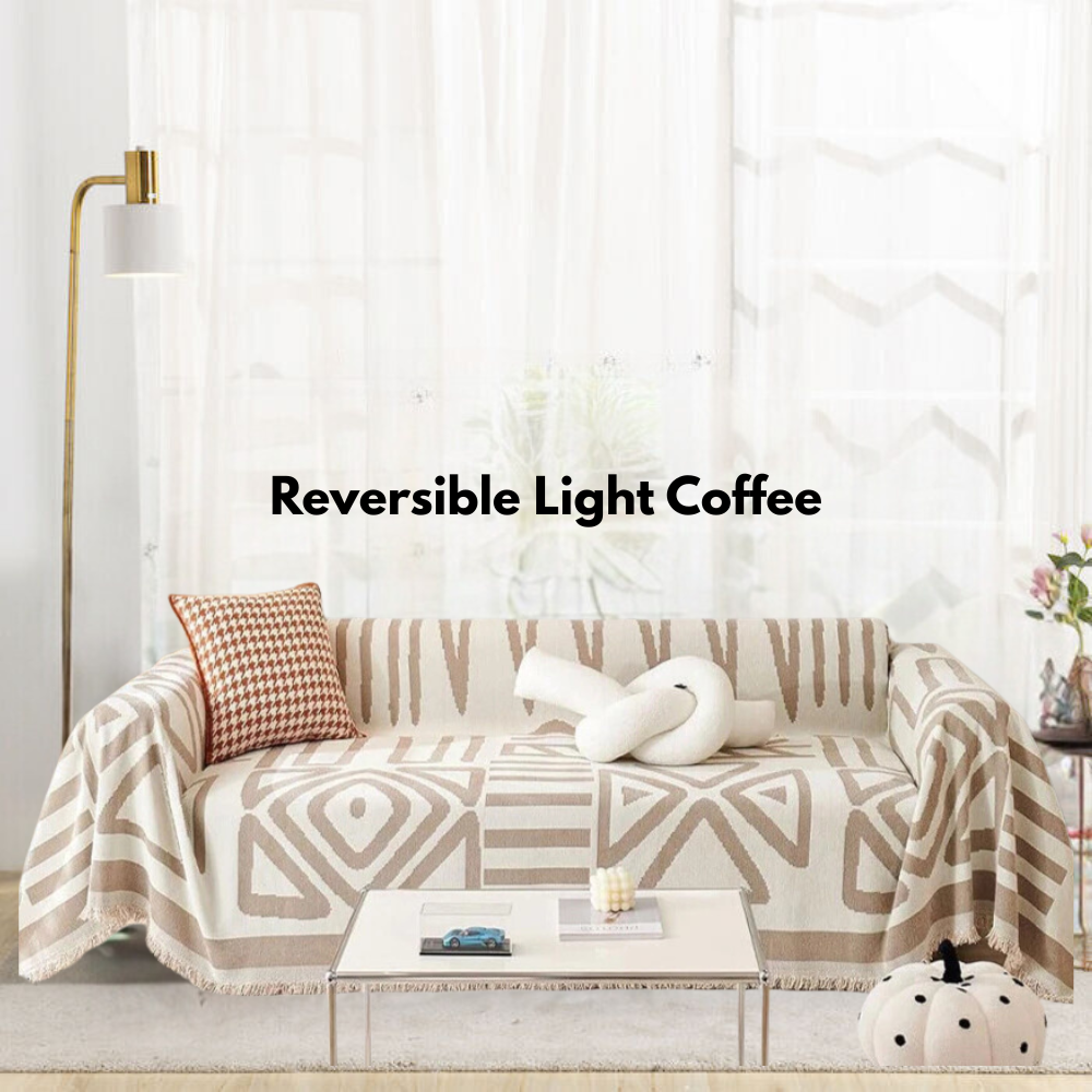 Reversible Sofa Throw Blanket
