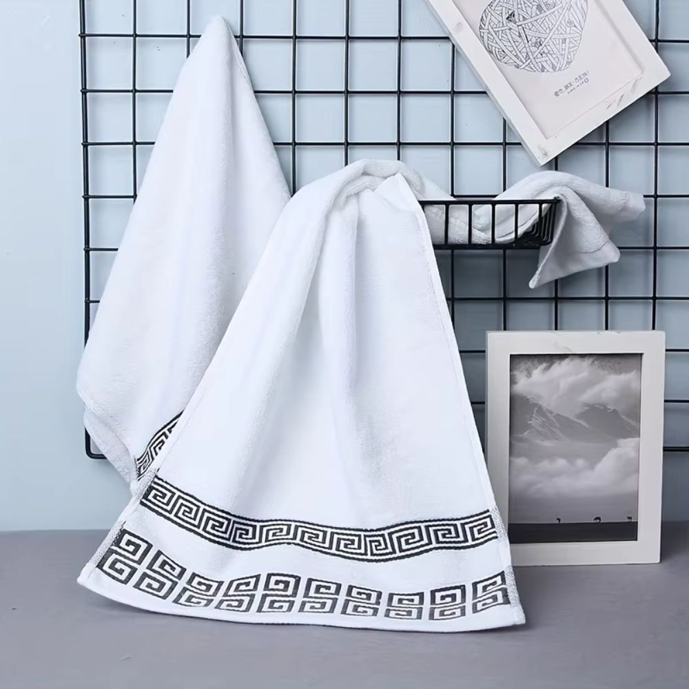 Geometric Pattern Towel 2 pcs