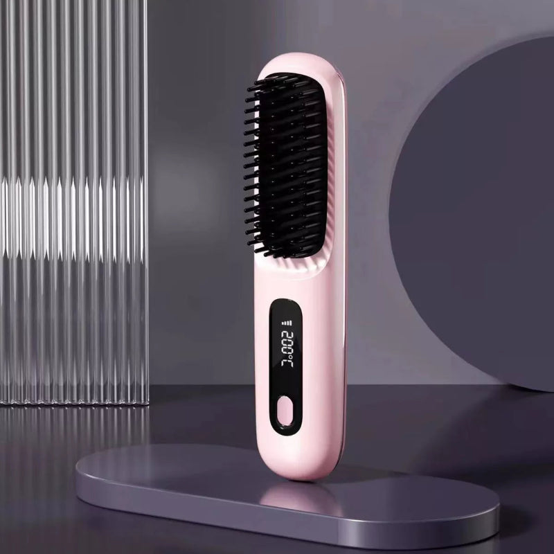 Cordless Straightening Hairbrush