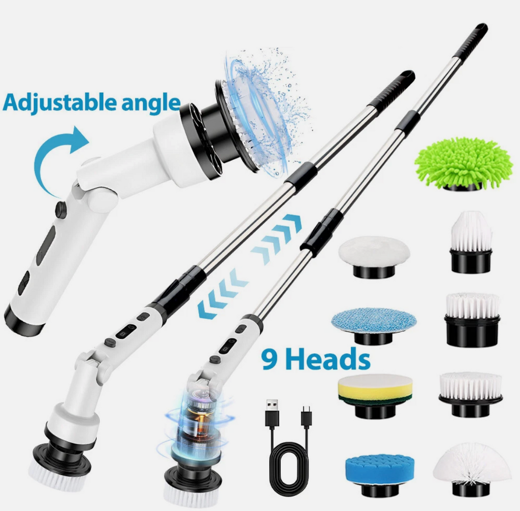 9-In-1 Multi-Purpose Cleaning Scrubber
