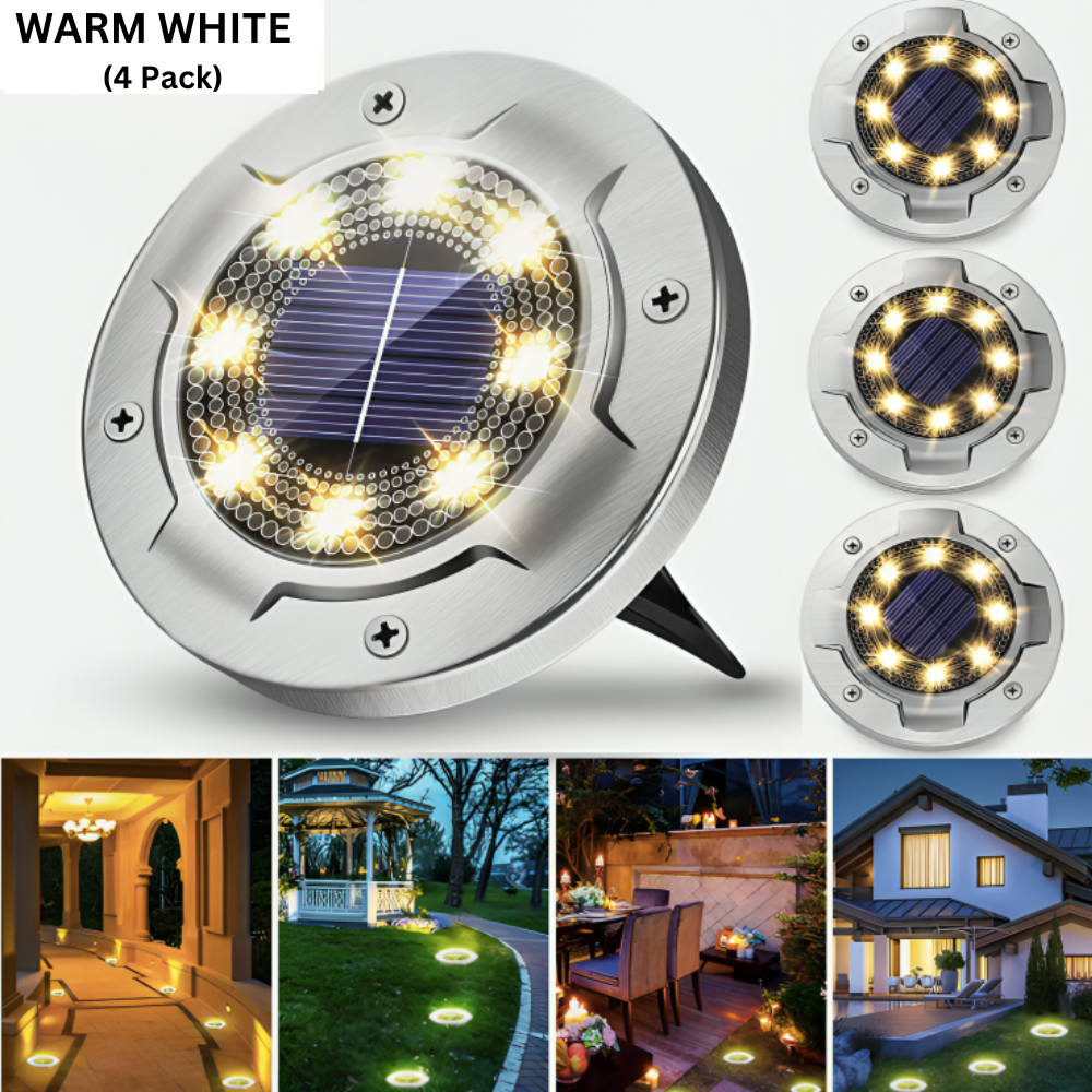 Solar Power Ultra Garden Ground Lights