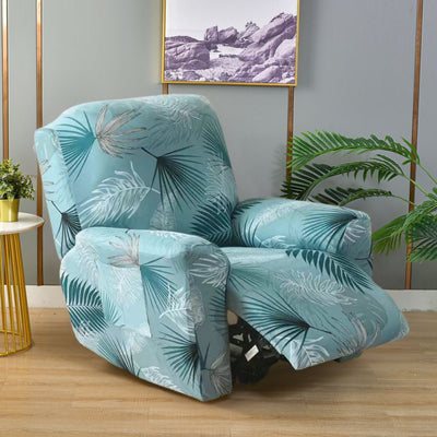 Teal Palm Recliner Covers
