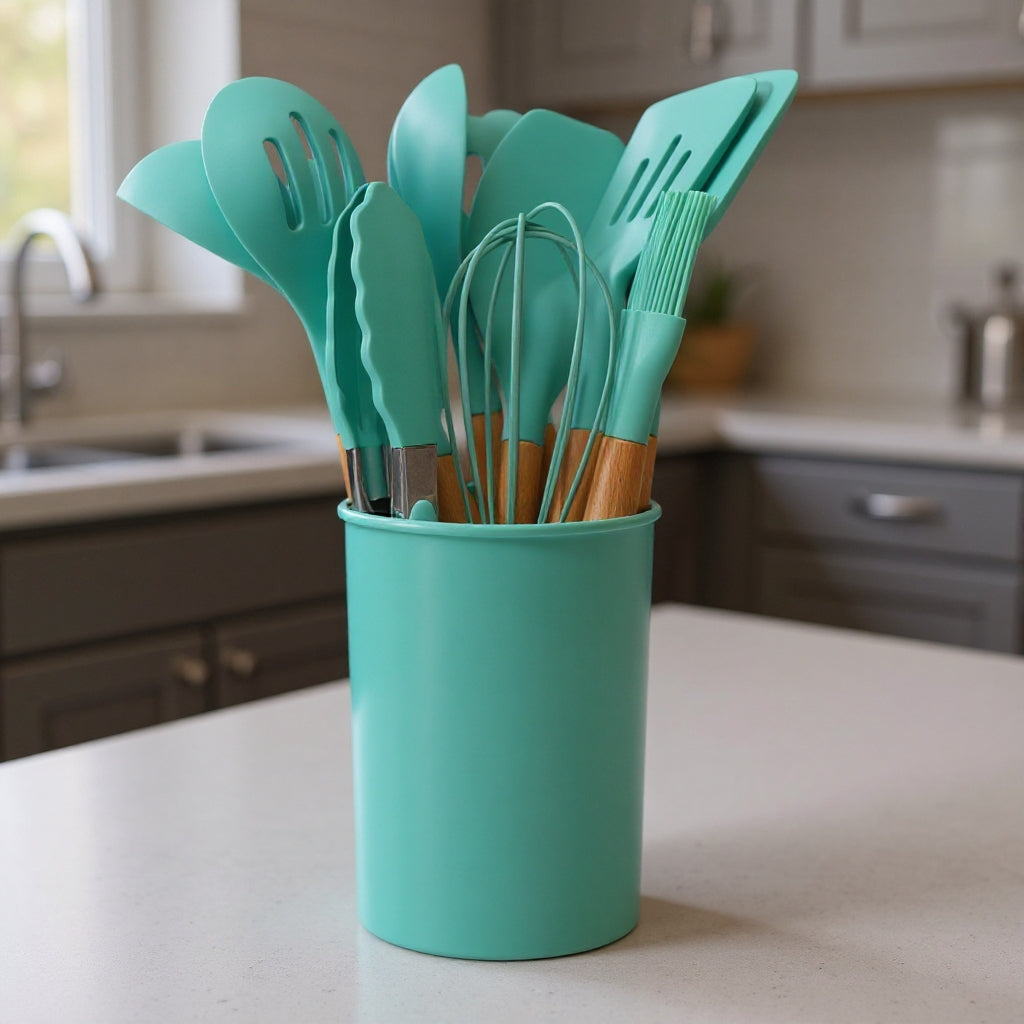 12pc Silicone Cooking Utensils Set
