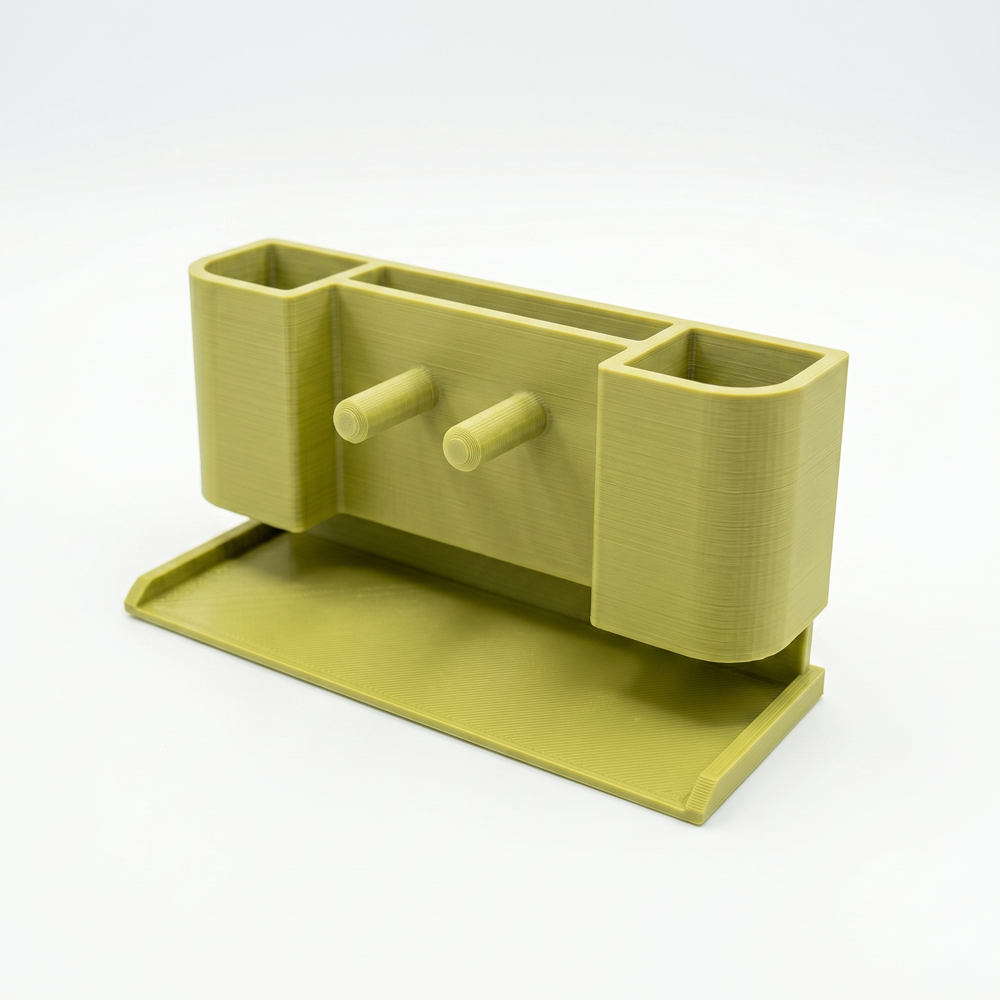 Modular Sink Caddy Sponge & Brush Organizer with Drip Tray