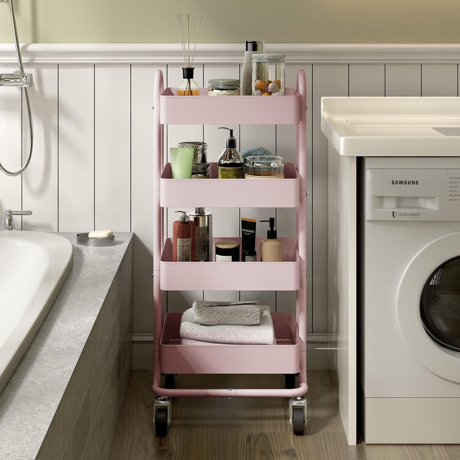 Utility Trolley Cart 4 Tiers