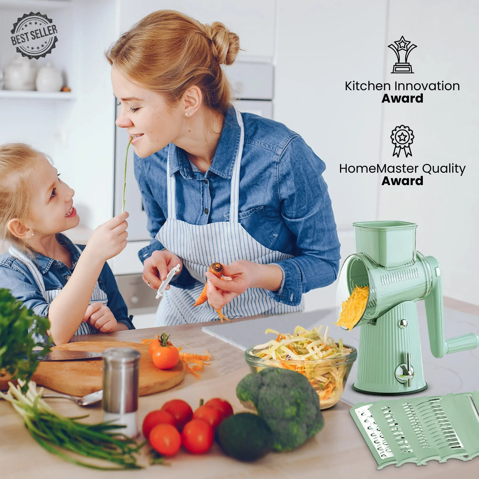5-in-1 Gourmet Grater