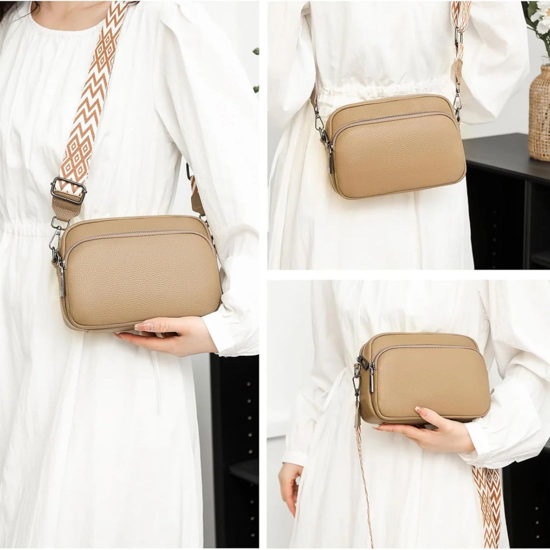 Chic Leather Crossbody Bag