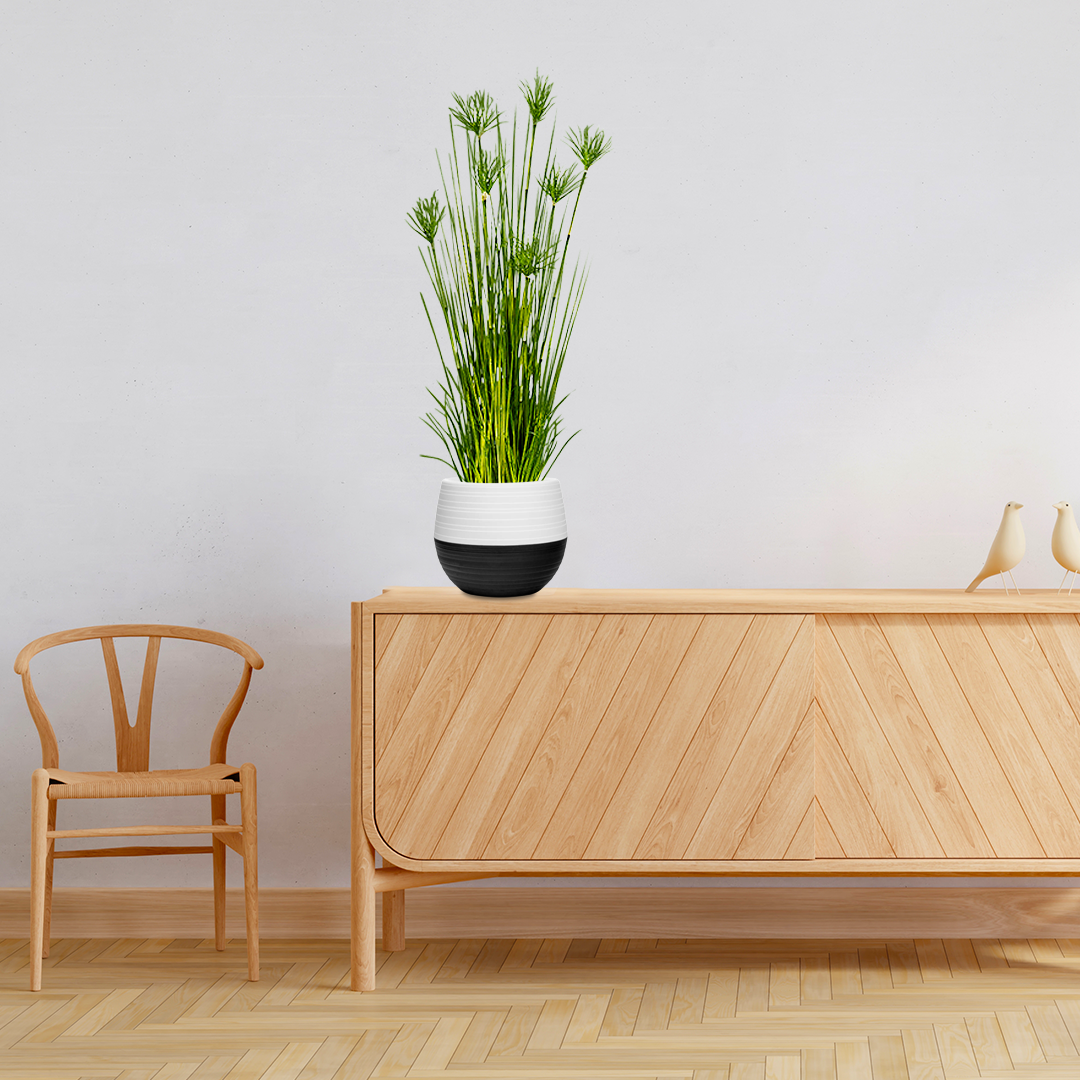 Artificial Potted Papyrus Plant