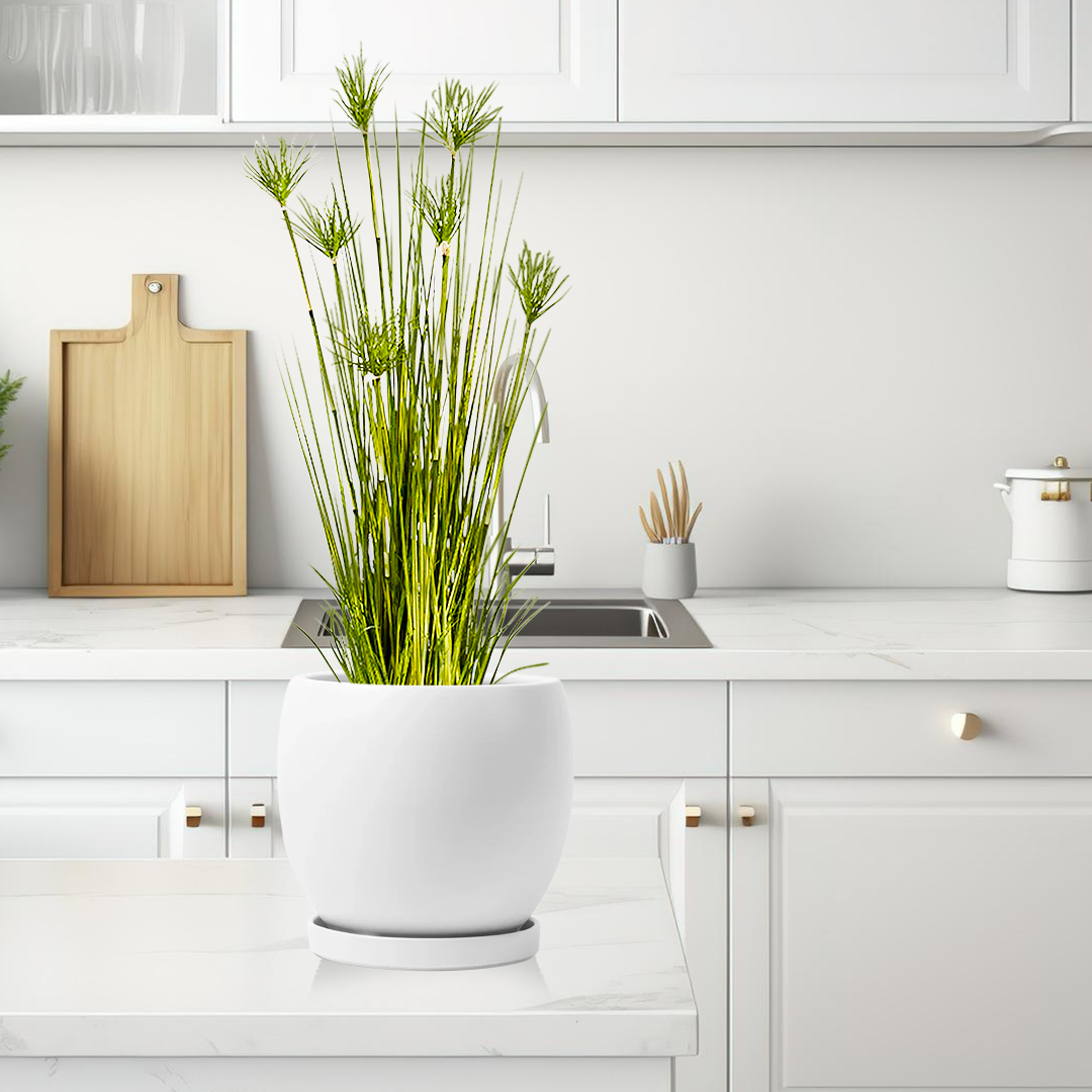 Artificial Potted Papyrus Plant