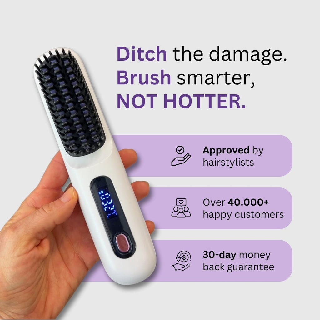 Cordless Straightening Hairbrush