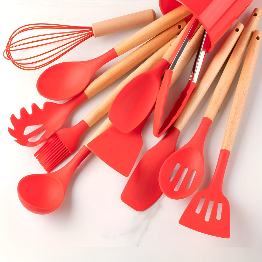 12pc Silicone Cooking Utensils Set