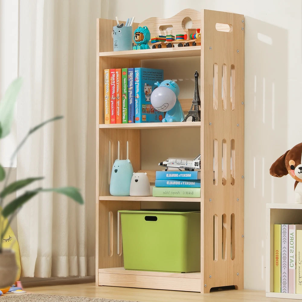 Wooden Book Shelf Organiser