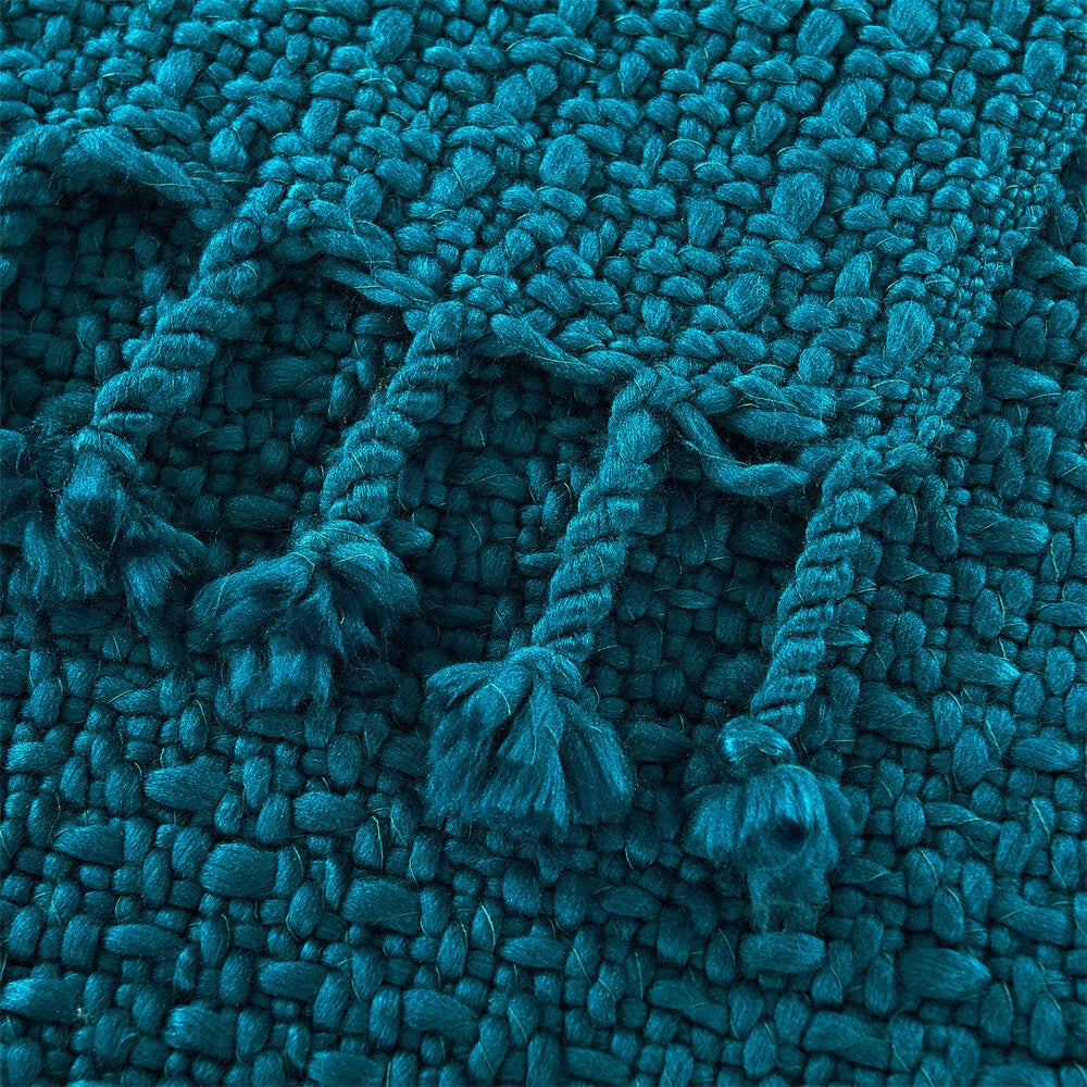 Knitted Weave Pattern Blanket