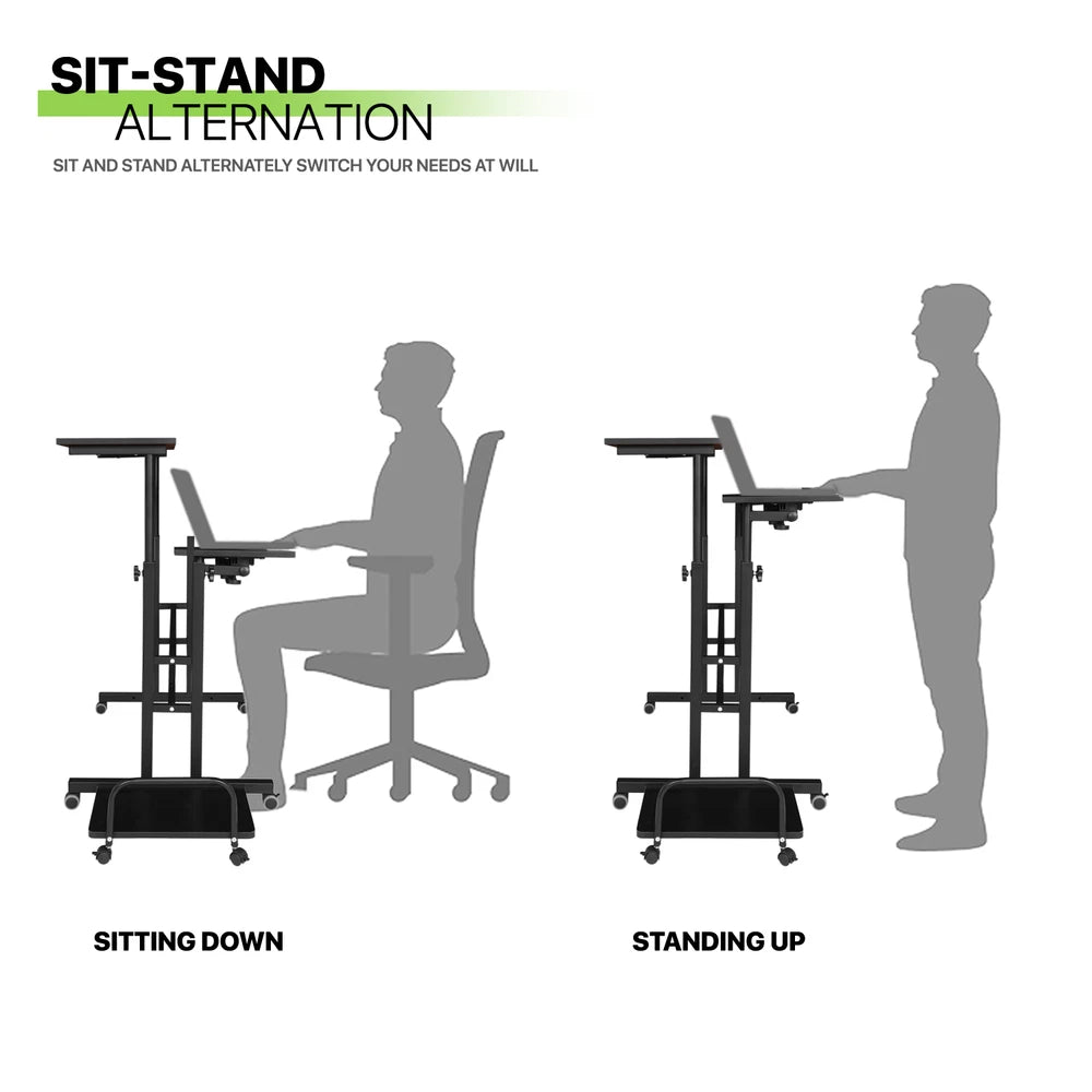 Mobile Lifting Computer Desk