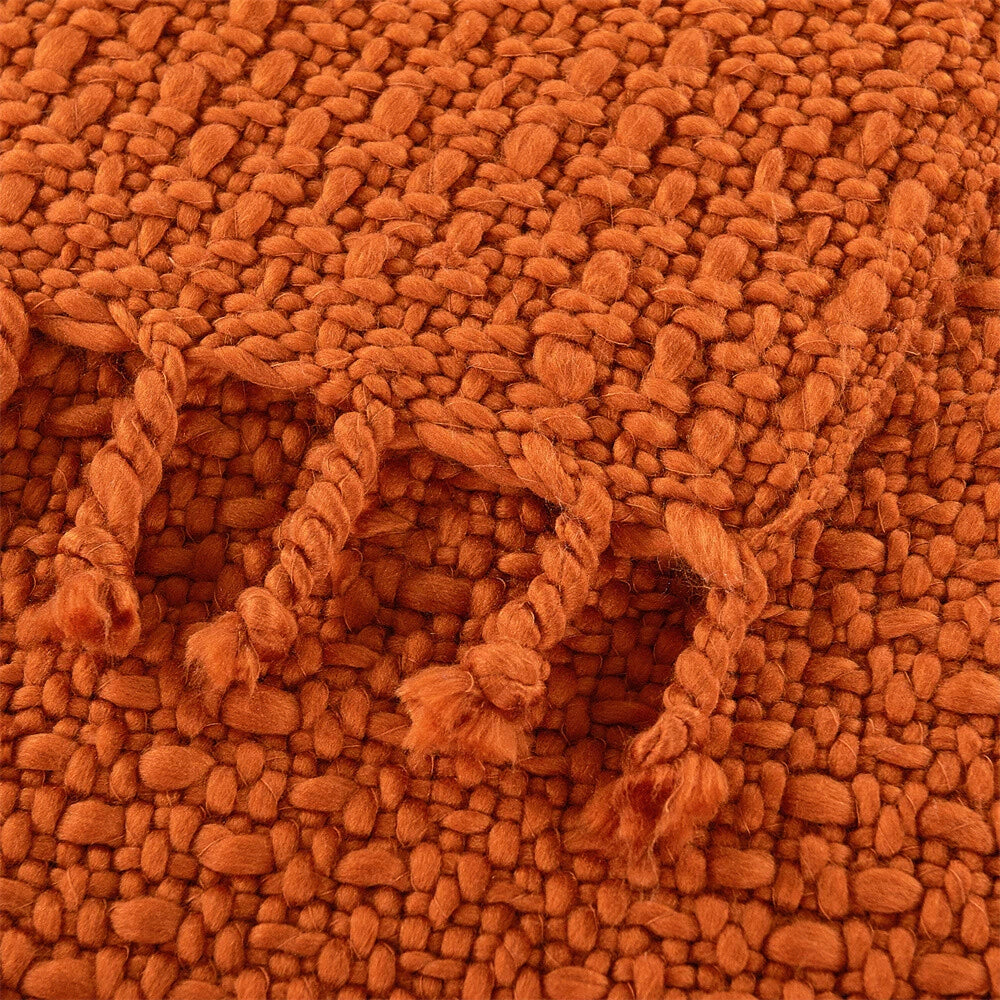 Knitted Weave Pattern Blanket