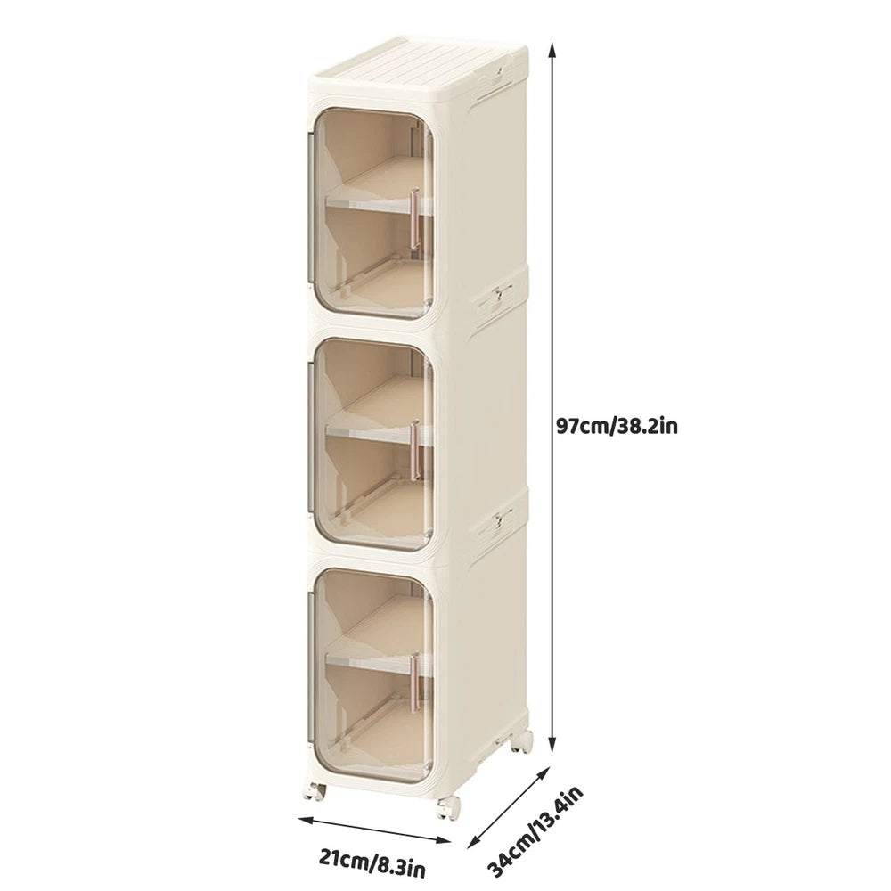 Multi-Layer Storage Cabinet