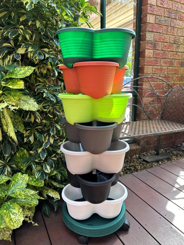 Stackable Planters (5 Tiers)