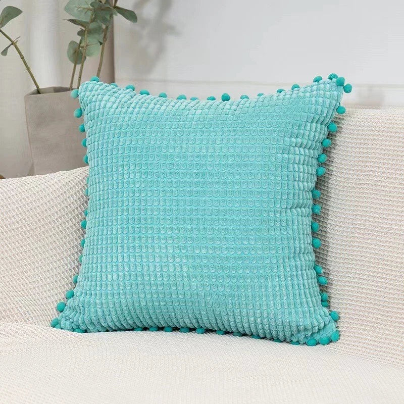 Pom Poms Ball Pillow Cover
