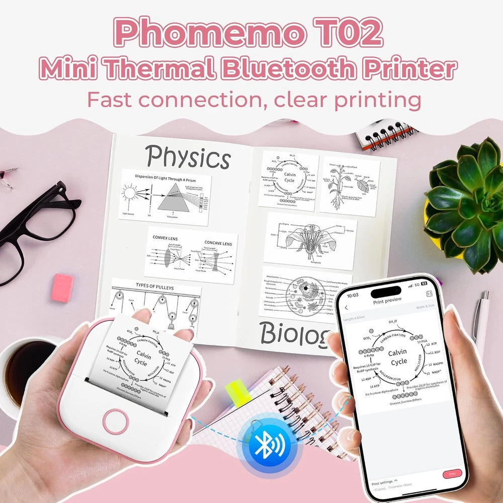 Portable Mini Sticker Printer