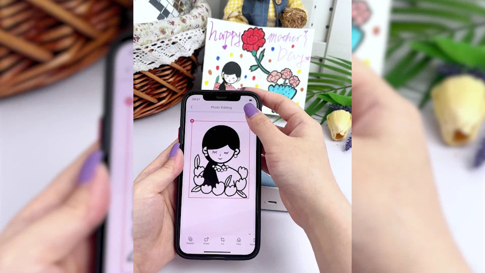 Portable Mini Sticker Printer