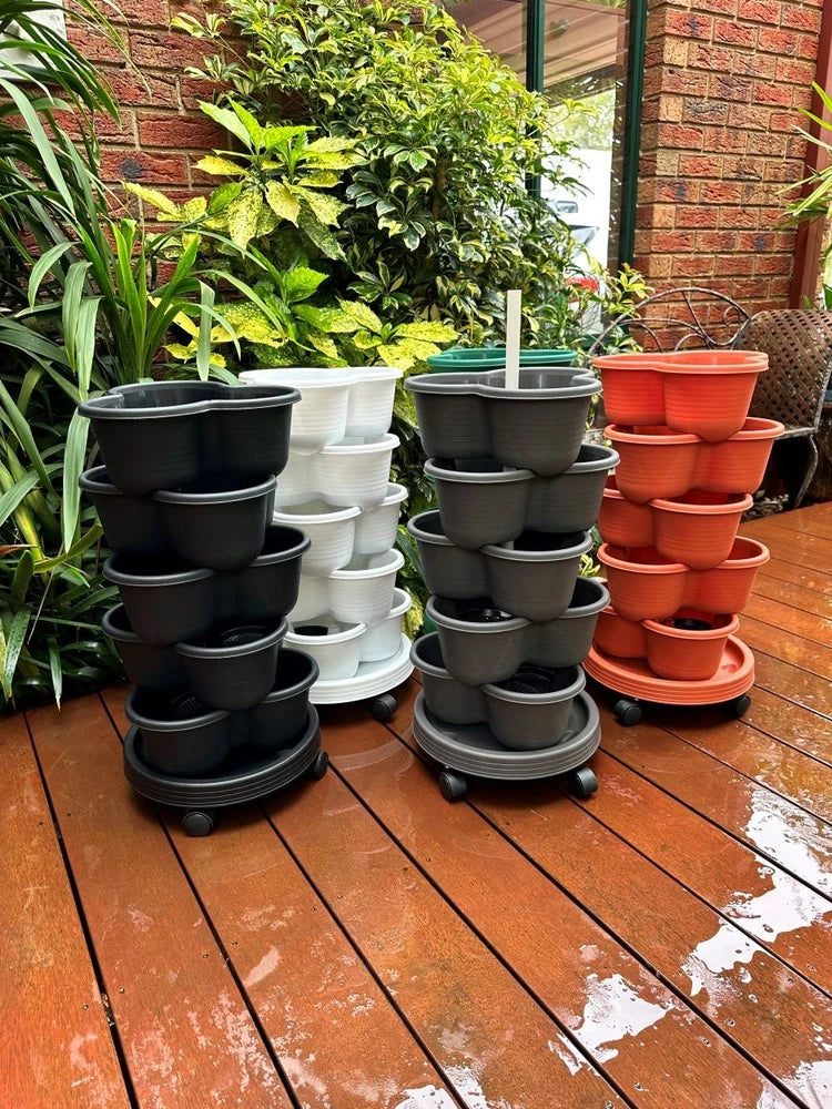 Stackable Planters (5 Tiers)