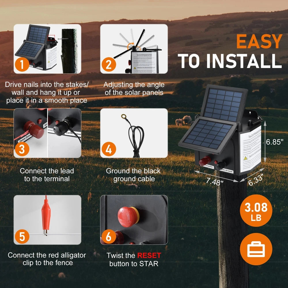 Solar Electric Fence Energiser
