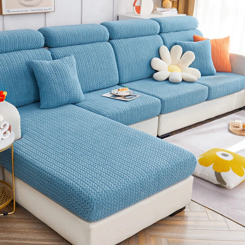 Fleece Jacquard Sofa Seat Covers