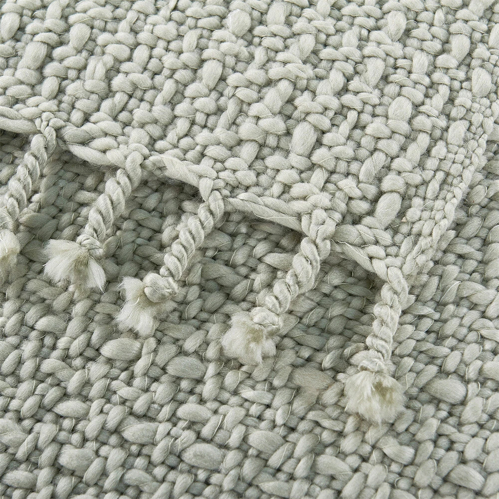 Knitted Weave Pattern Blanket