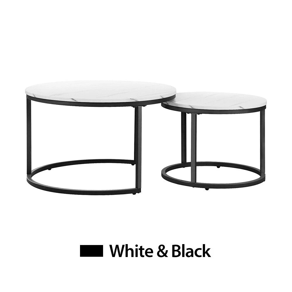 Marble Round Table Set