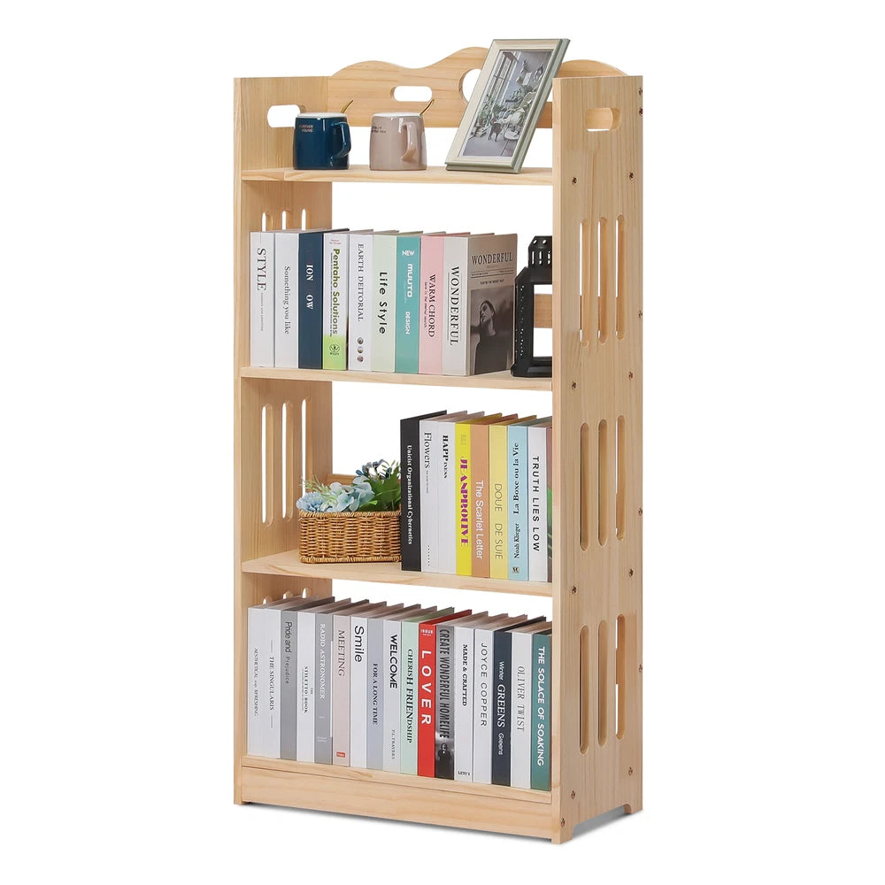 Wooden Book Shelf Organiser