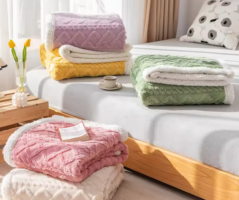 Reversible Throw Blanket