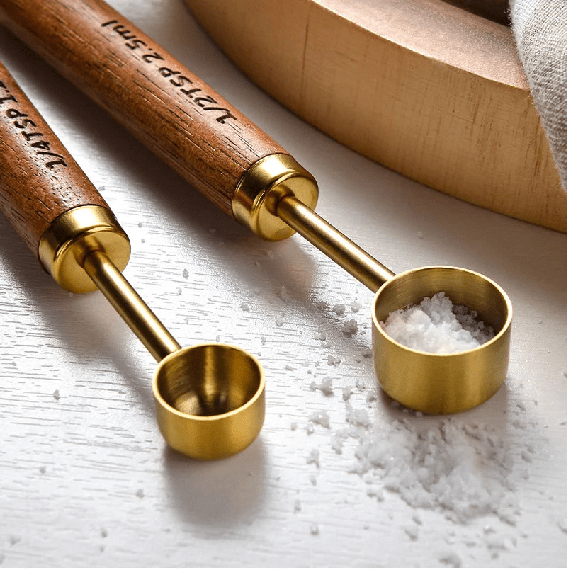 Walnut Wooden Measuring Set (8 Piece Set)